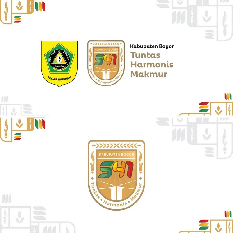 Logo HJB ke-541 Kabupaten Bogor.