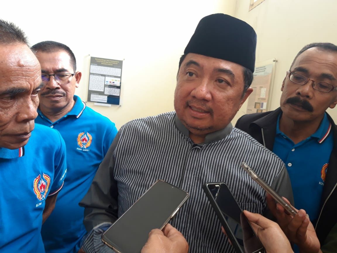 Pelaksanaan rakor KONI di Kampus Sekolah Tinggi Teknologi Garut (STTG) Rabu 24 Mei 2023.
