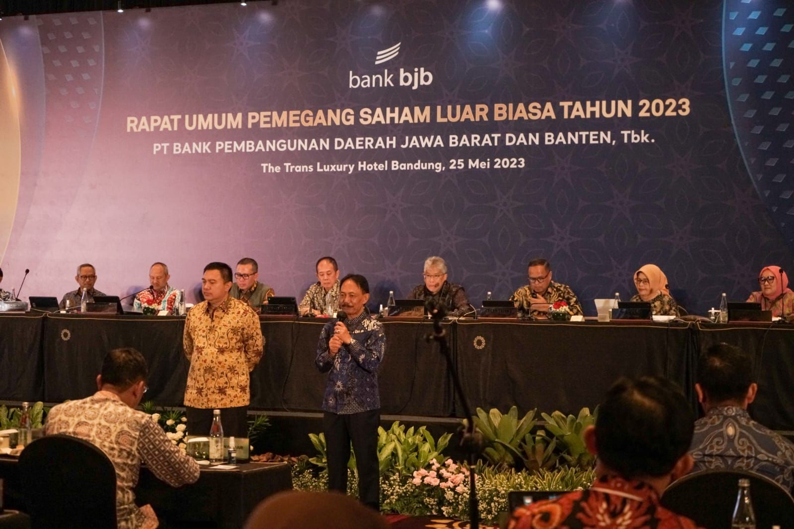 RUPSLB tahun 2023 Bank BJB, Kamis, 25 Mei 2023