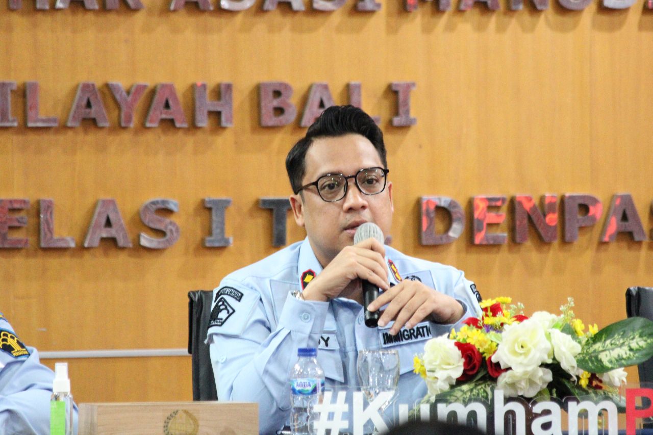 Kepala Kantor Imigrasi Kelas I TPI Denpasar, Tedy Riyandi,