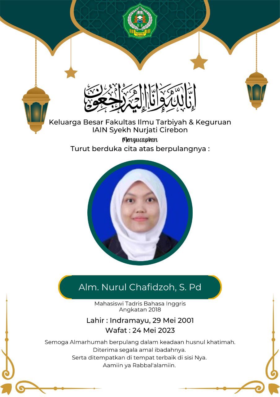 Mahasiswi IAIN Syekh Nurjati Cirebon meninggal dunia sehari sebelum diwisuda.