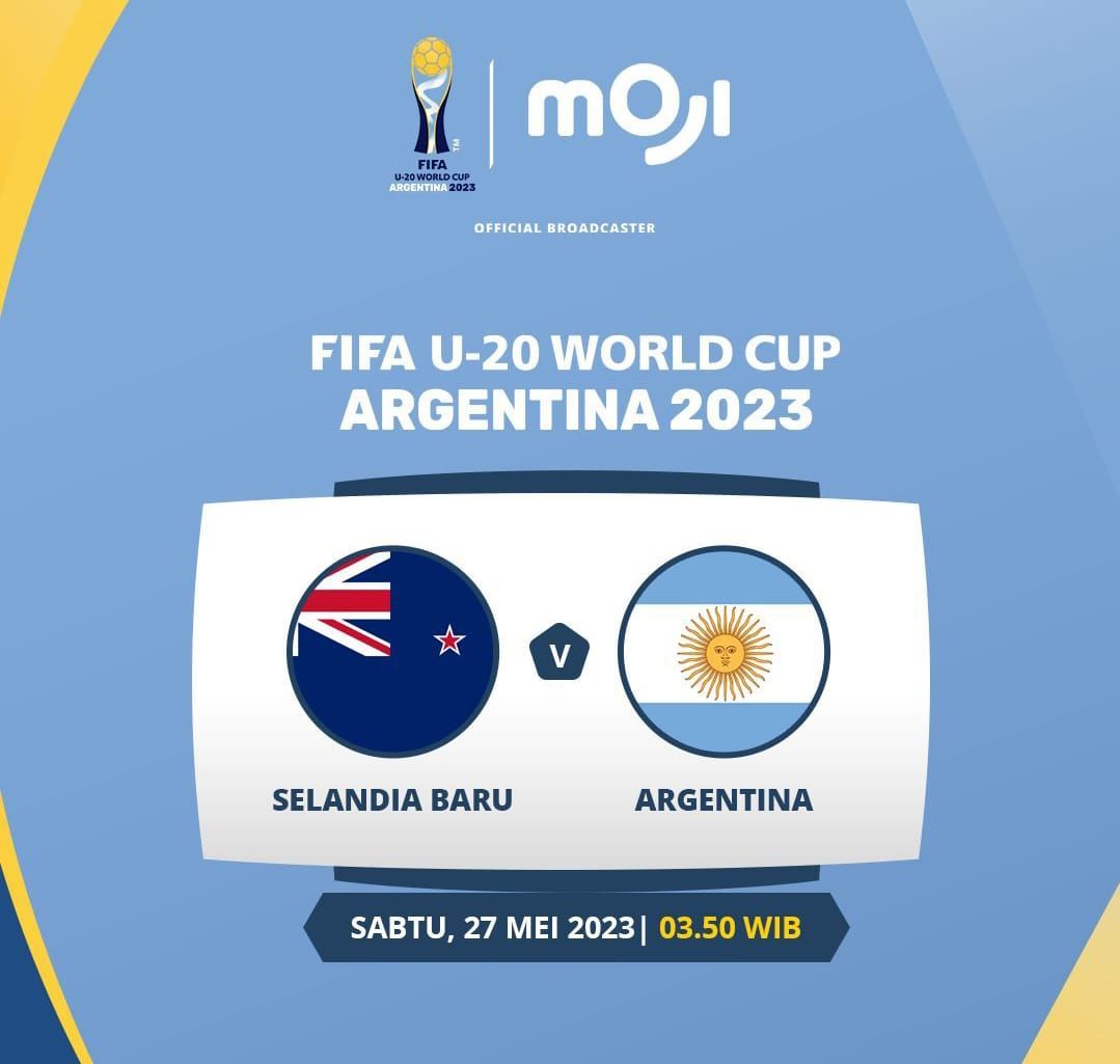 Jadwal Acara Moji TV Hari Ini Sabtu 27 Mei 2023: Ada Live Selandia vs Argentina di Piala Dunia U20, Moji Drama