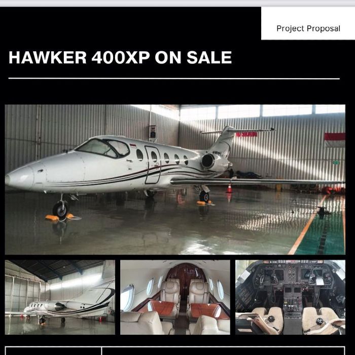 Jet pribadi Hawker 400XP milik Raffi Ahmad