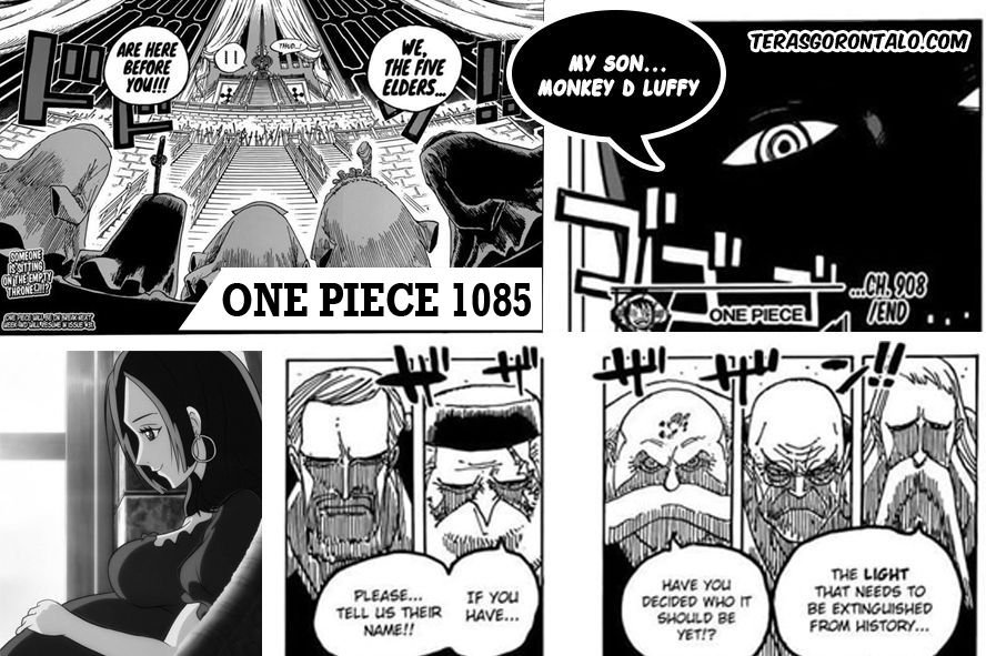 Im Sama Adakan Rapat Darurat dengan 4 Gorosei Usai Monkey D Luffy Membangkitkan Gear 6 di One Piece 1085