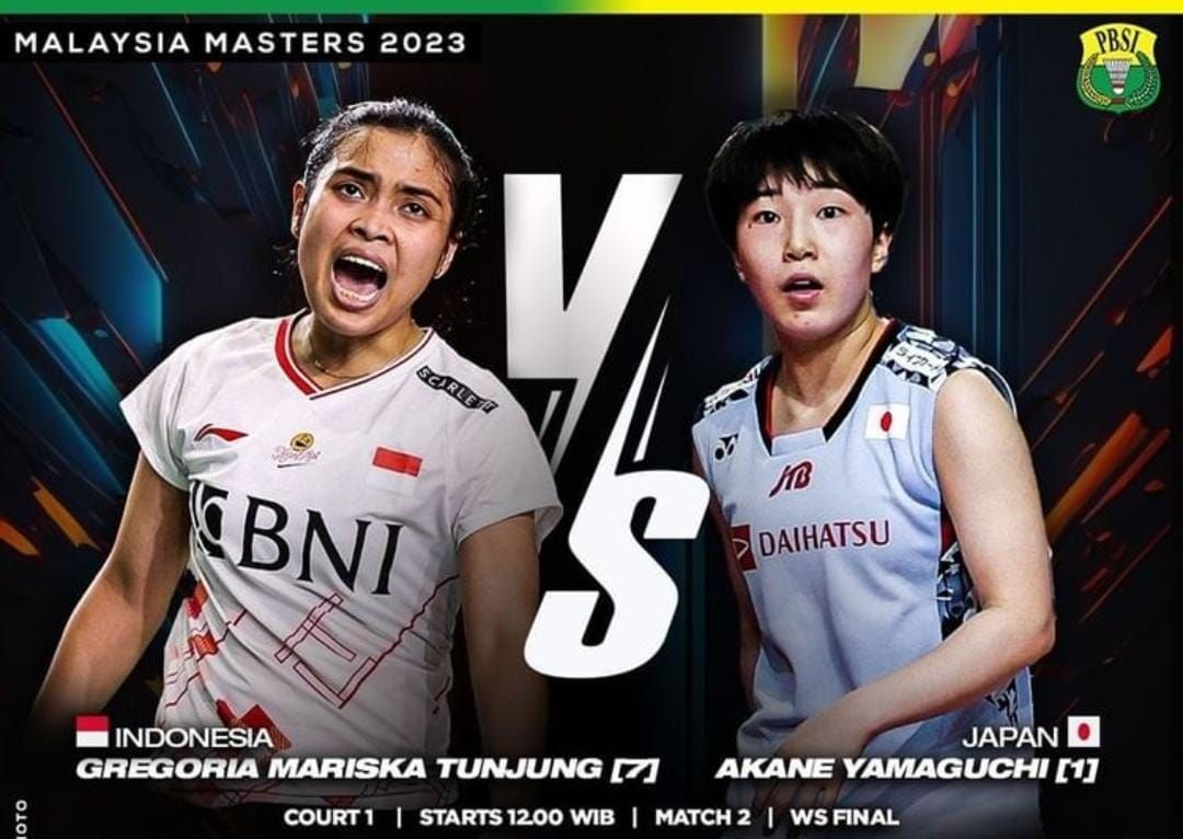 Jadwal Siaran Langsung Final Malaysia Masters 2023 Hari Ini Jam Tayang Gregoria Mariska vs Akane di iNews TV
