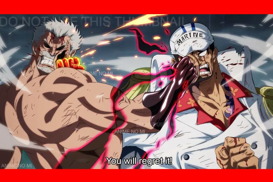 Duel Epik Monkey D Garp vs Akainu di  One Piece 1085, Dipicu Karena SWORD Terlalu Mengusik Yonko Tanpa Izin Marine