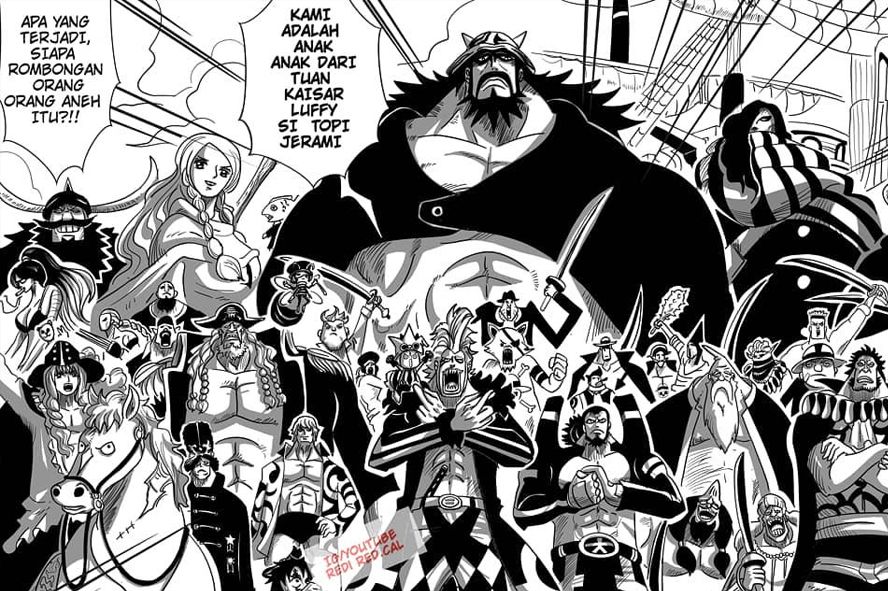 Gorosei Saturn Terkejut Melihat Aliansi Grand Fleet Datang Membantu Monkey D Luffy di One Piece 1085, Tak Disangka...