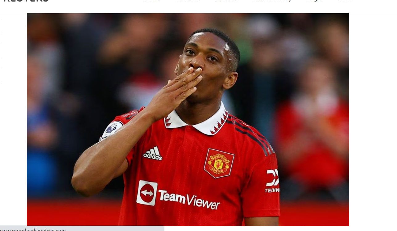 Anthony Martial Dipastikan Absen lawan Manchester City