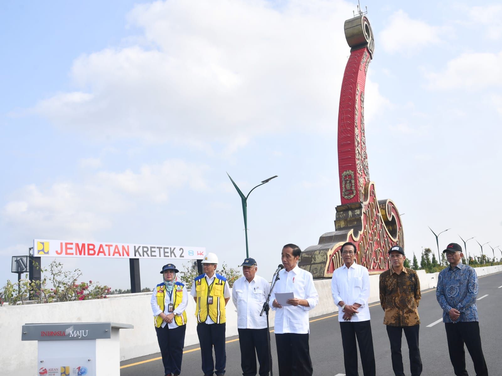 Presiden Jokowi Resmikan Jembatan Kretek 2 di Kabupaten Bantul -f/istimewa