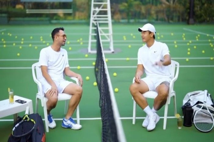 Raffi Ahmad dan Dion Wiyoko Lagi-Lagi Tenis