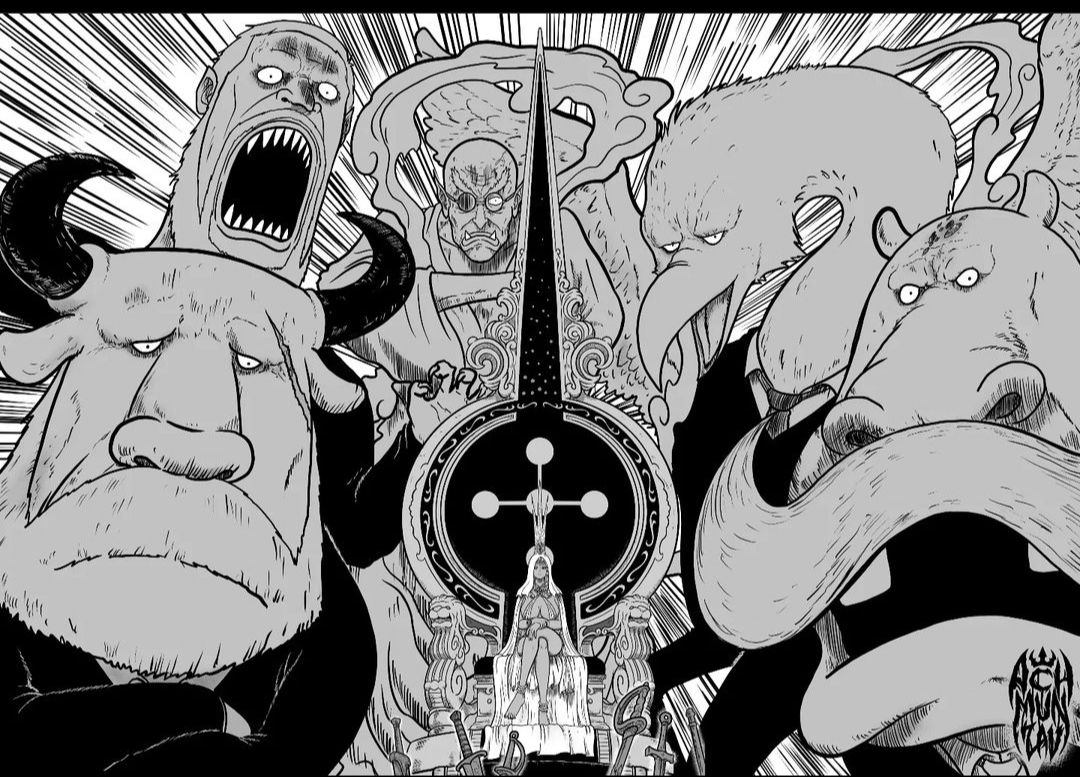 Eiichiro Oda ungkap wujud Mythical Zoan dari 5 tetua Gorosei di One Piece 1091, ternyata Gorosei Saturn adalah...