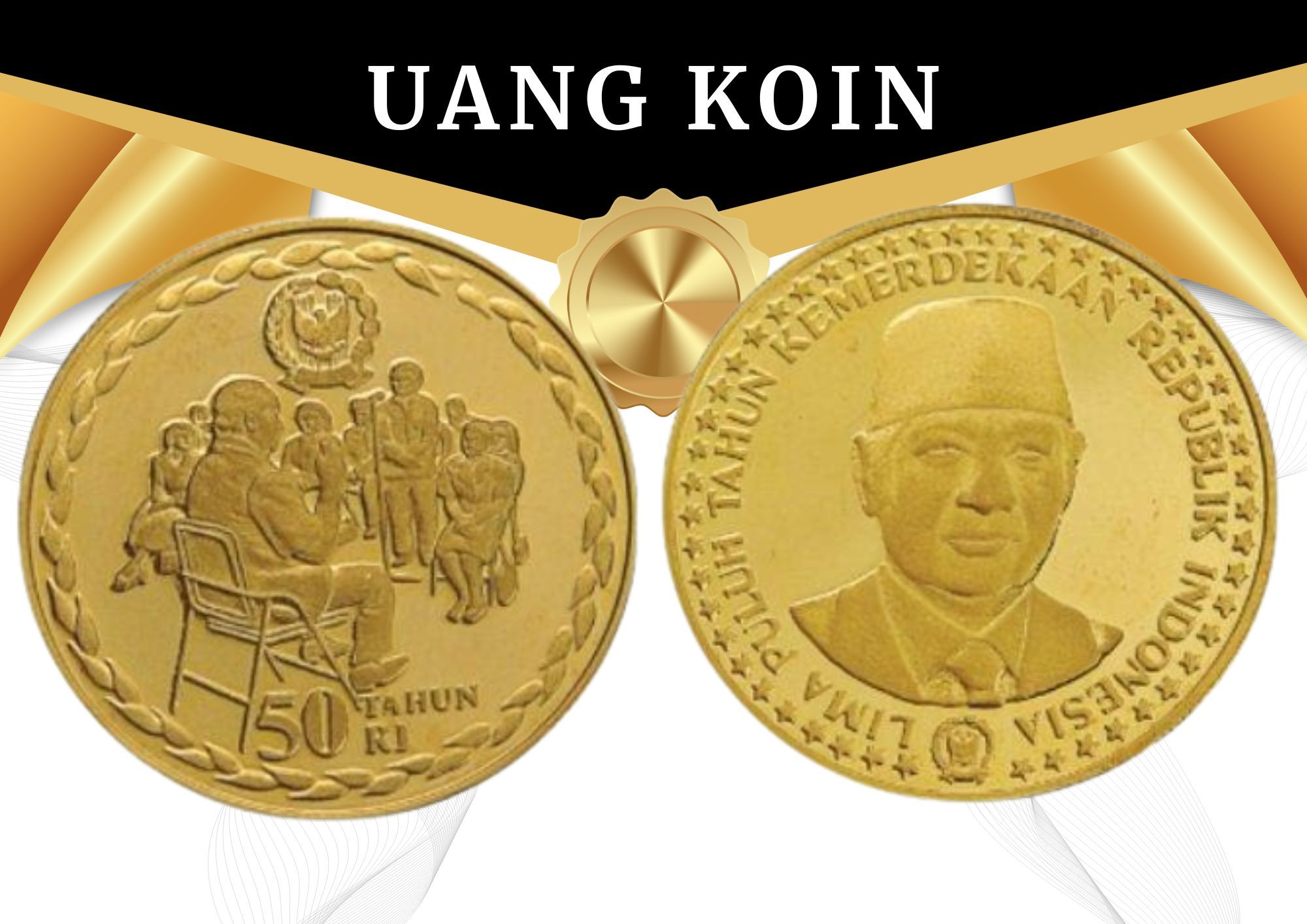 Koin Emas Bergambar Presiden Soeharto URK TE 1995