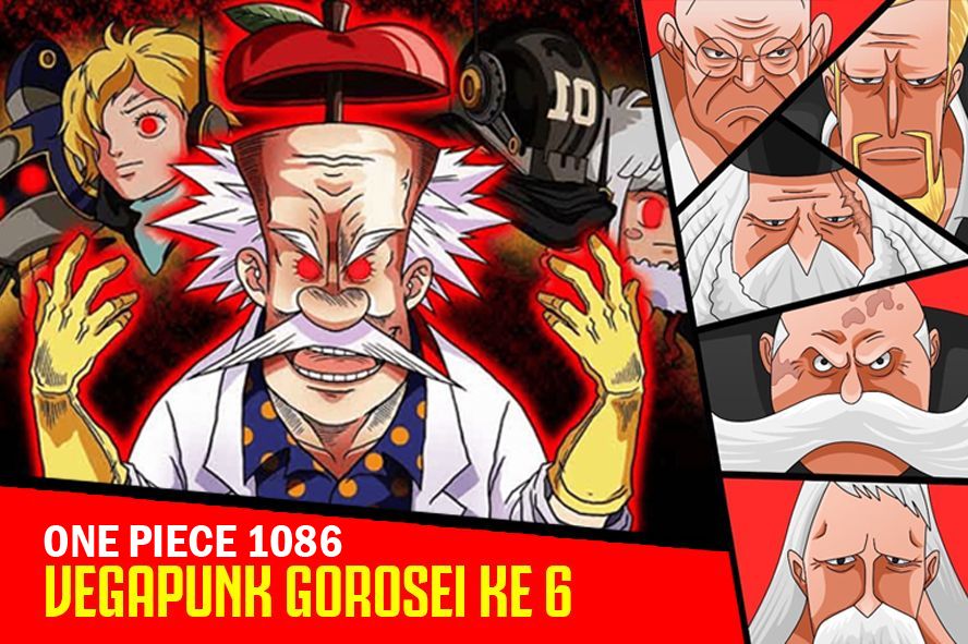 Nyawa Monkey Luffy terancam di One Piece 1086, Eiichiro Oda akhirnya ungkap identitas Vegapunk ternyata sang ilmuwan adalah Gorosei ke 6