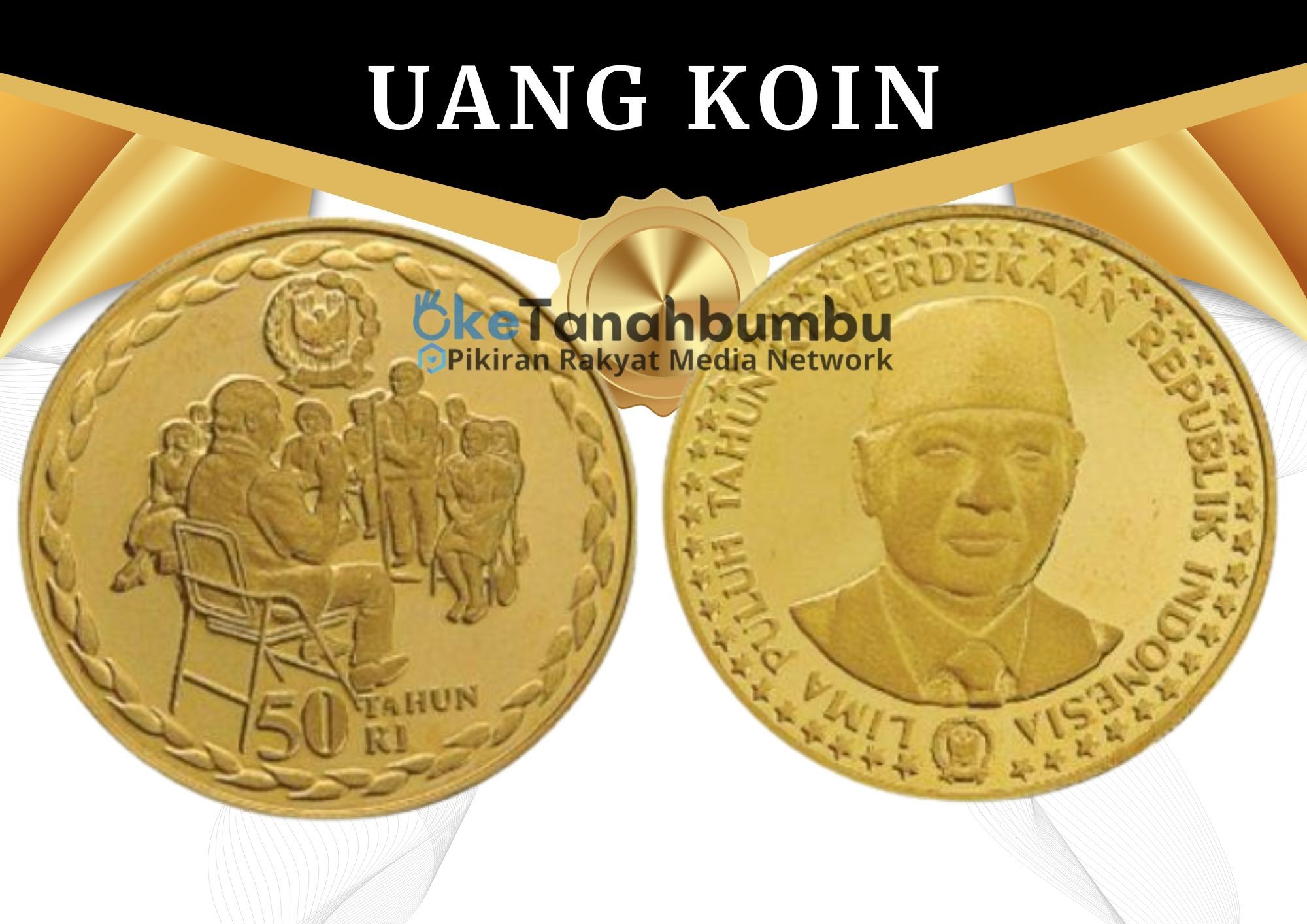 Koin Emas Bergambar Presiden Soeharto URK TE 1995 