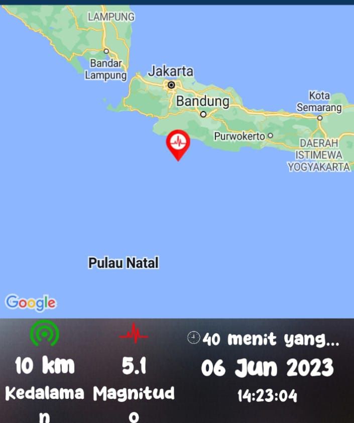 Gempa Terkini Sukabumi Jawa Barat