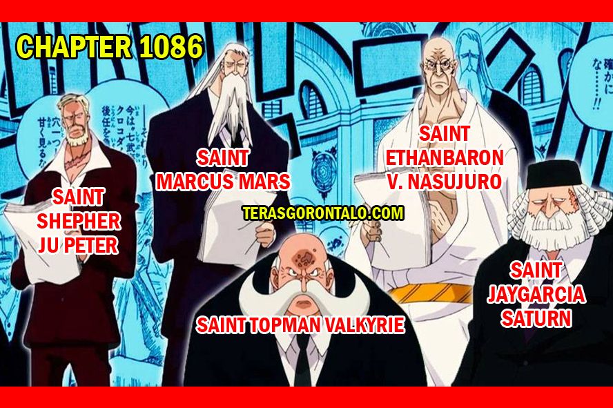 Resmi! SPOILER One Piece 1086: Peran dan Nama 5 Gorosei Terungkap, Bahkan Eiichiro Oda Bocorkan Sosok Tetua ke 6 Ternyata...
