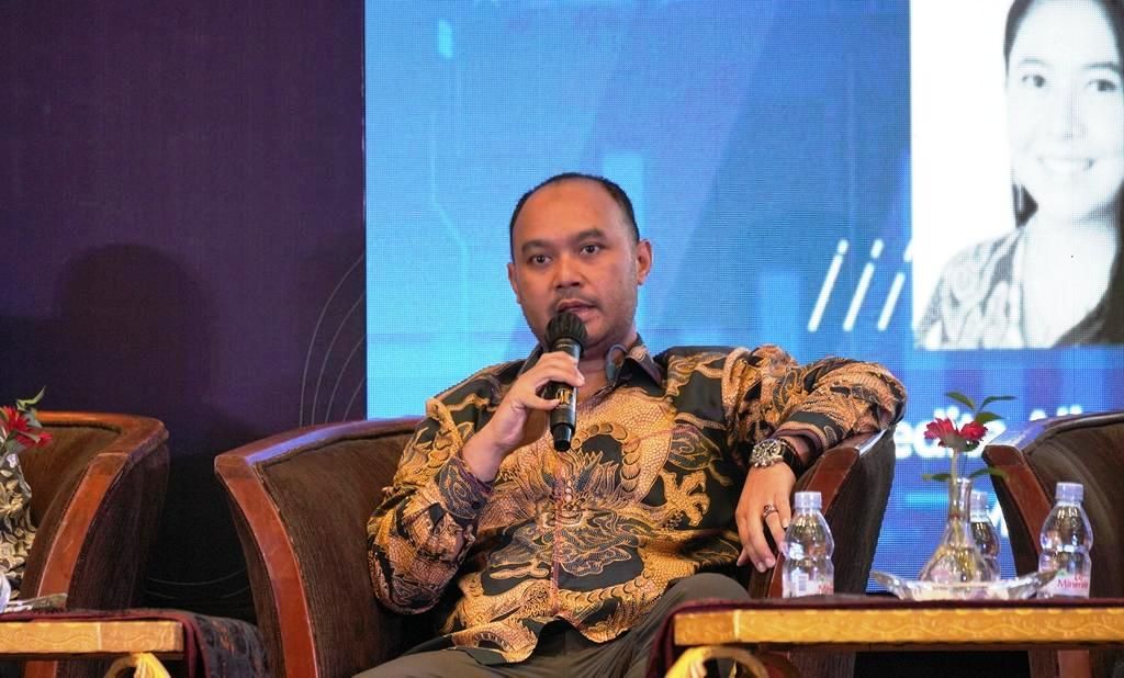 Ketum Aspebindo Anggawira pada acara Jakarta Energy Forum (JEF) Hipmi, akhir Mei lalu di The Sultan Hotel, Jakarta. Foto: Aspebindo