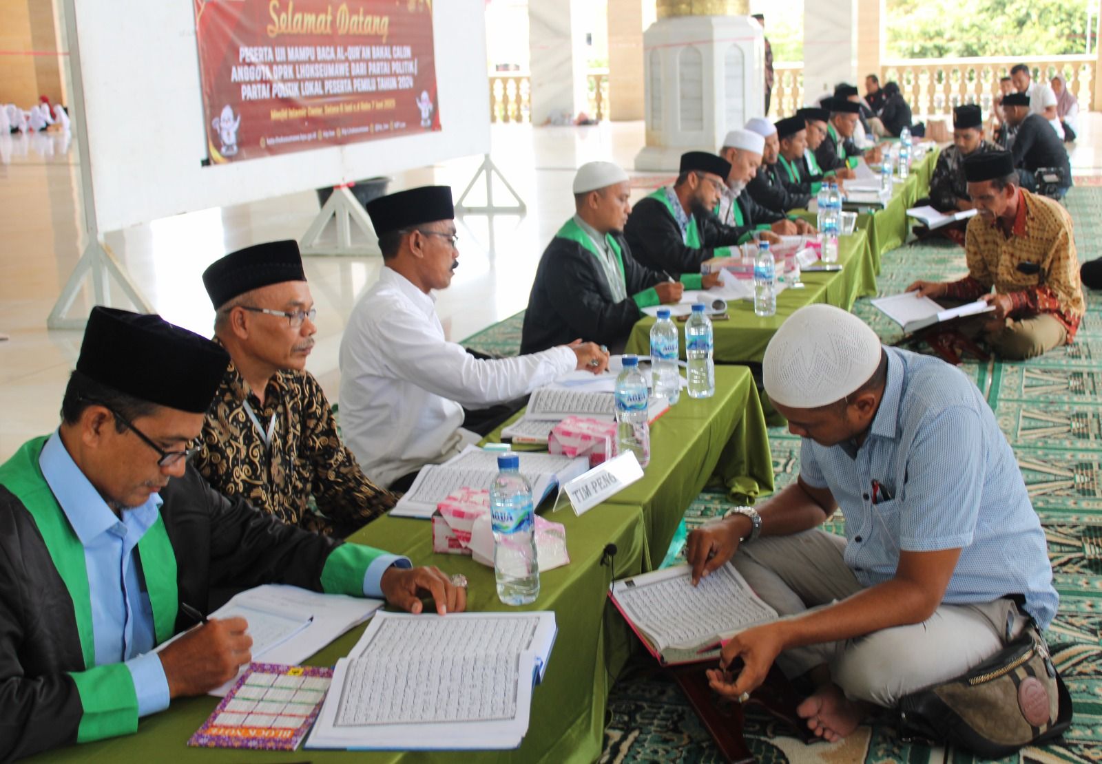 Uji Baca Al-Qur'an bagi bacaleg di Kota Lhokseumawe 