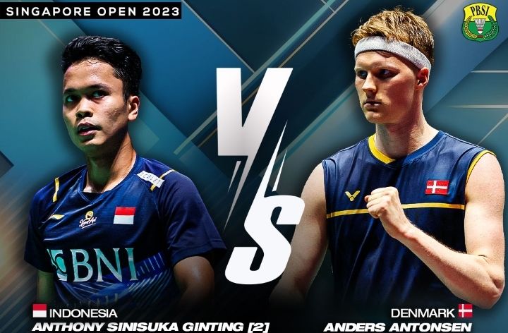 Anthony Sinisuka Ginting Vs Anders Antonses