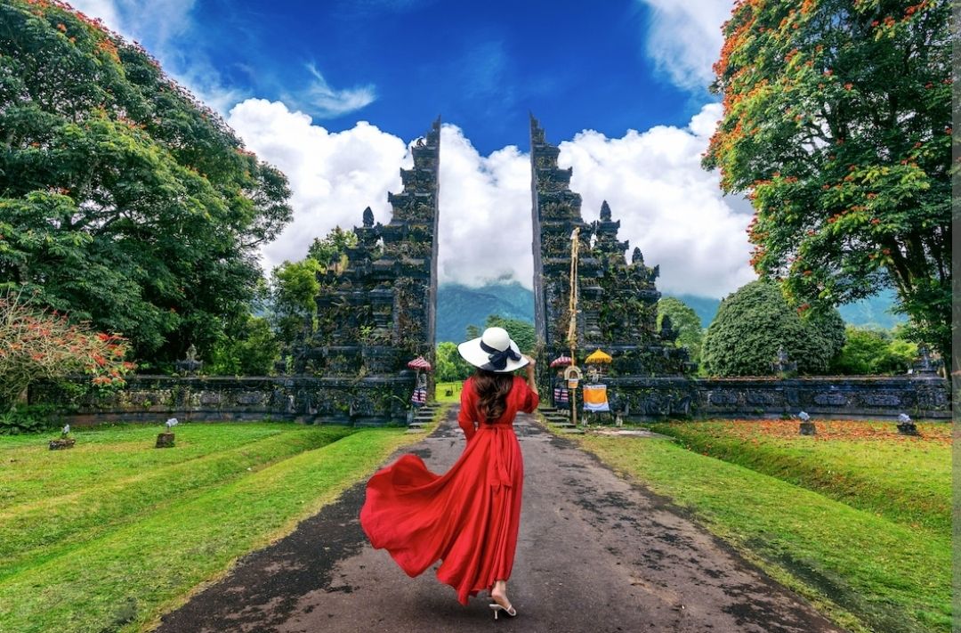 Ilustrasi wisata Bali./Freepik