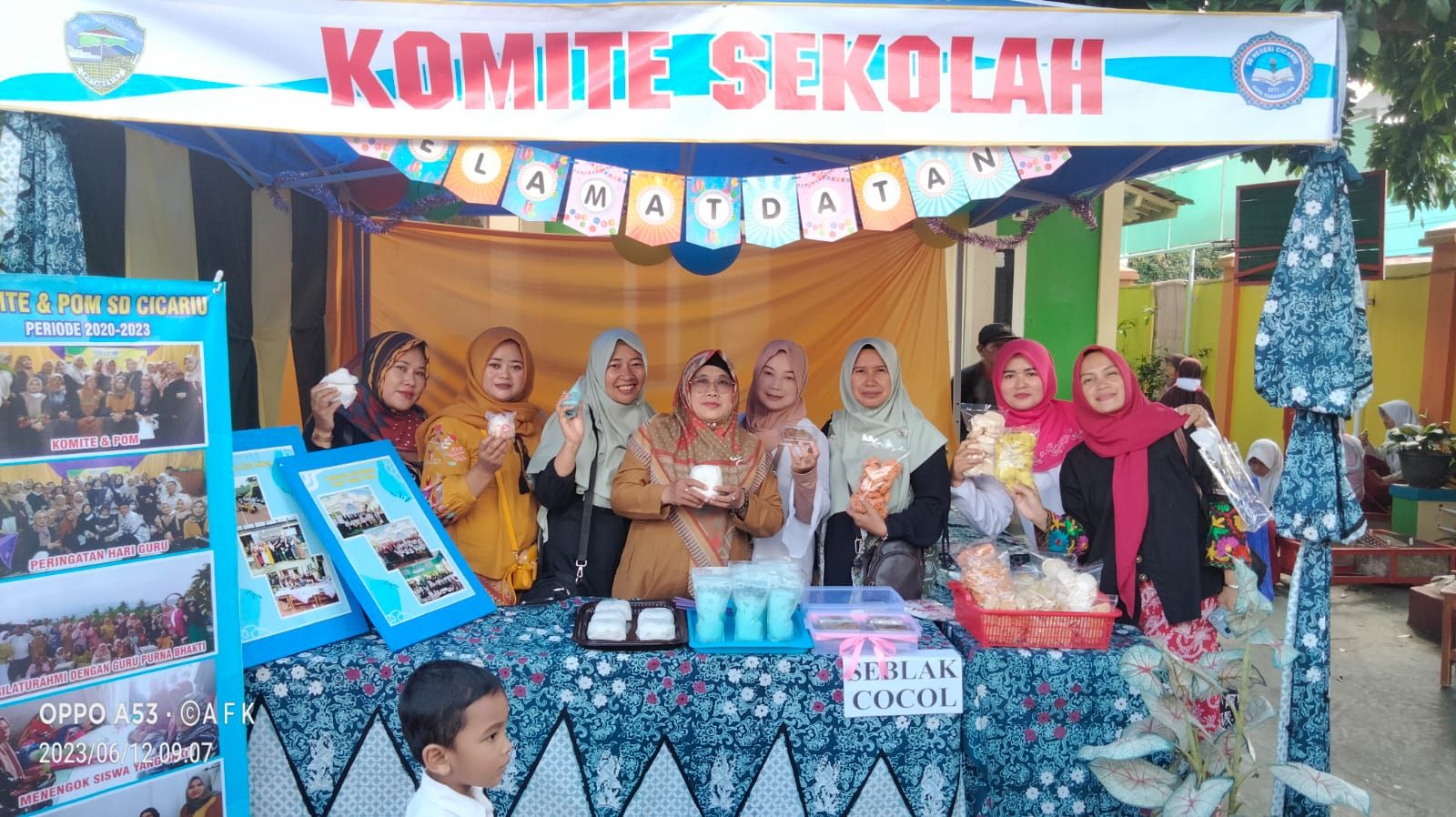 Stan Komite Sekolah (KS) SDN Cicariu.*/kabar-priangan.com/Arief Farihan Kamil