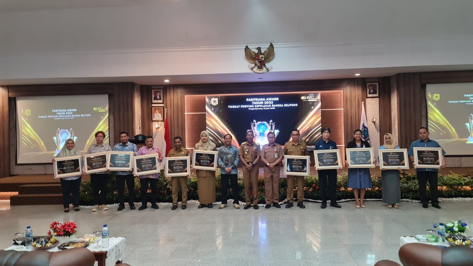 Peraih penghargaan Patriana Award 2023 tingkat Provinsi Kepulauan Bangka Belitung