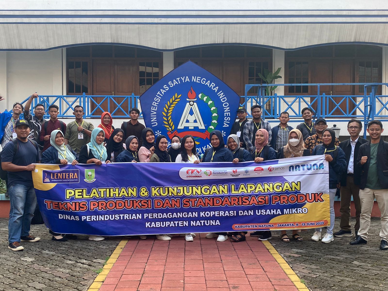 Peserta kegiatan pelatihan dan kunjungan IKM saat berada di Jakarta -f/istimewa