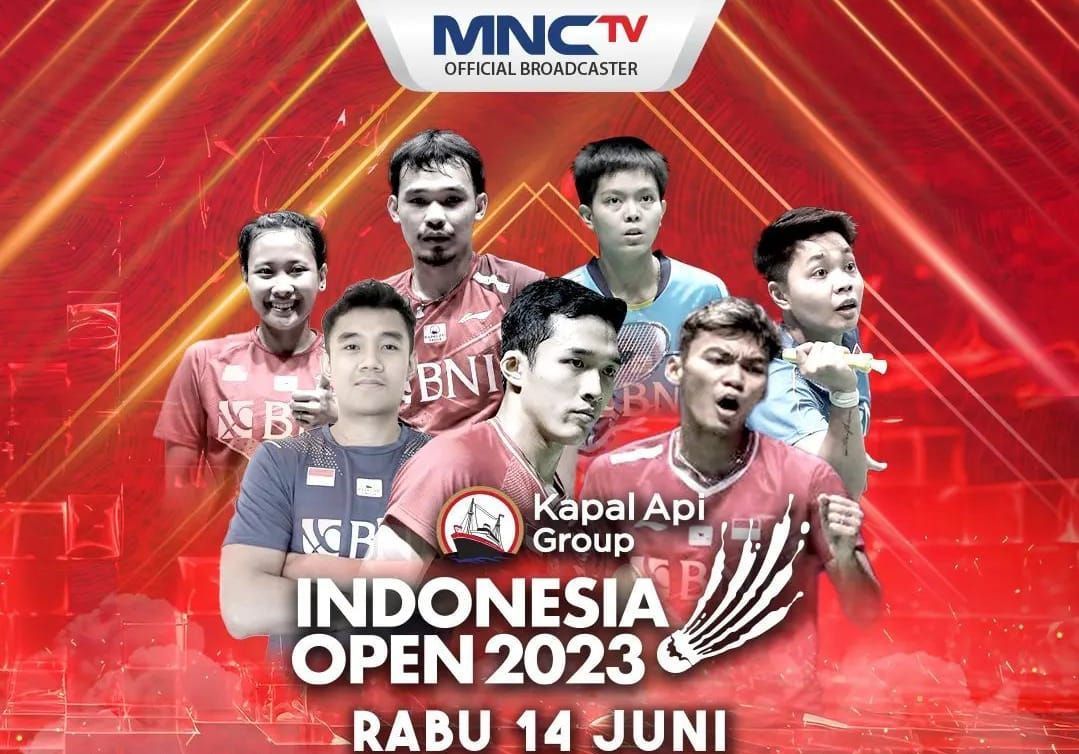 LIVE SCORE HASIL AKHIR Badminton Indonesia Open 2023 Hari ini Rabu 14 Juni 2023