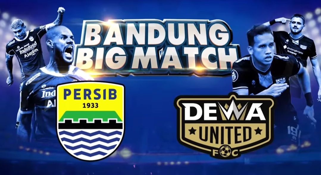 Laga uji coba pramusim antara Persib Bandung vs Dewa United./ Instagram @indosiar