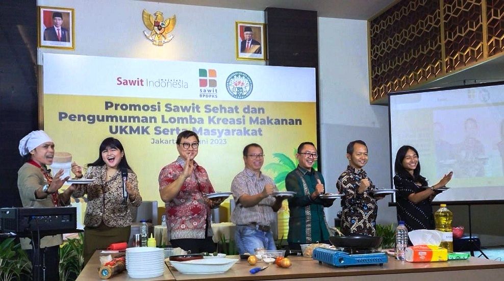 Promosi Sawit Sehat yang diselenggarakan Majalah Sawit Indonesia dan Badan Pengelola Dana Perkebunan Kelapa Sawit (BPDPKS) di Jakarta, Rabu (14/6/2023). Foto: Majalah Sawit Indonesia