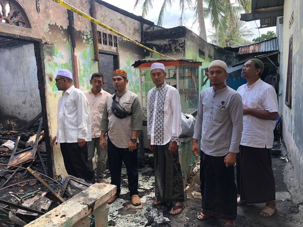 Lokasi Kebakaran rumah keluarga Nining di Dusun T.  Laksamana, Gampong Mulia, Kecamatan Kuta Alam Banda Aceh Aceh