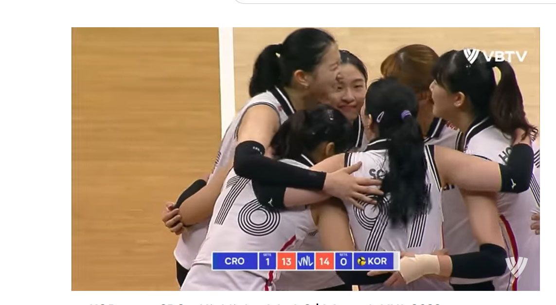 Hasil VNL 2023 Putri, Volleyball Nations League: Kroasia Raih Kemenangan Perdana, Jerman Geser Posisi Jepang