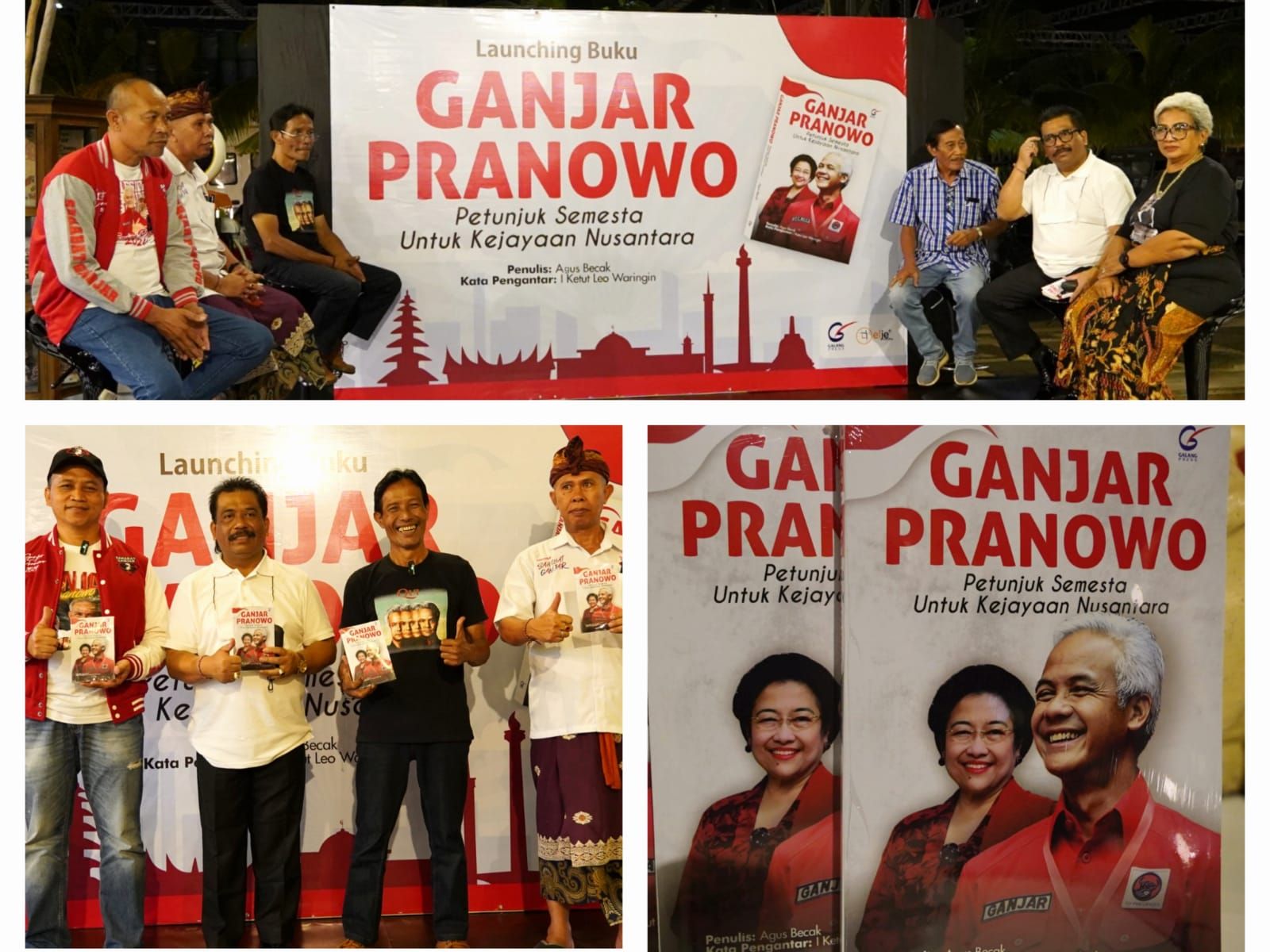 Peluncuran Buku "Ganjar Pranowo: Petunjuk Semesta untuk Kejayaan Nusantara" 