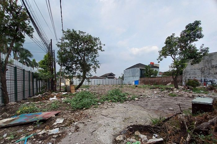 Lokasi lahan milik PT Riung Bandung Permai yang sudah dibongkar dan dibersihkan./ist