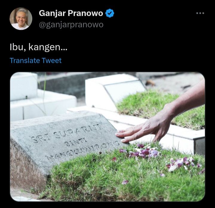 Cuitan Ganjar Pranowo.