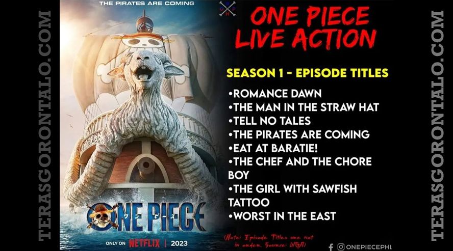 Diangkat dari Manga Karya Eiichiro Oda, Berikut Bocoran Judul dari 8 Episode One Piece Live Action di Netflix