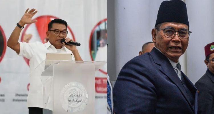 KSP Moeldoko dan Pimpinan Ponpes Al Zaytun Panji Gumilang. 