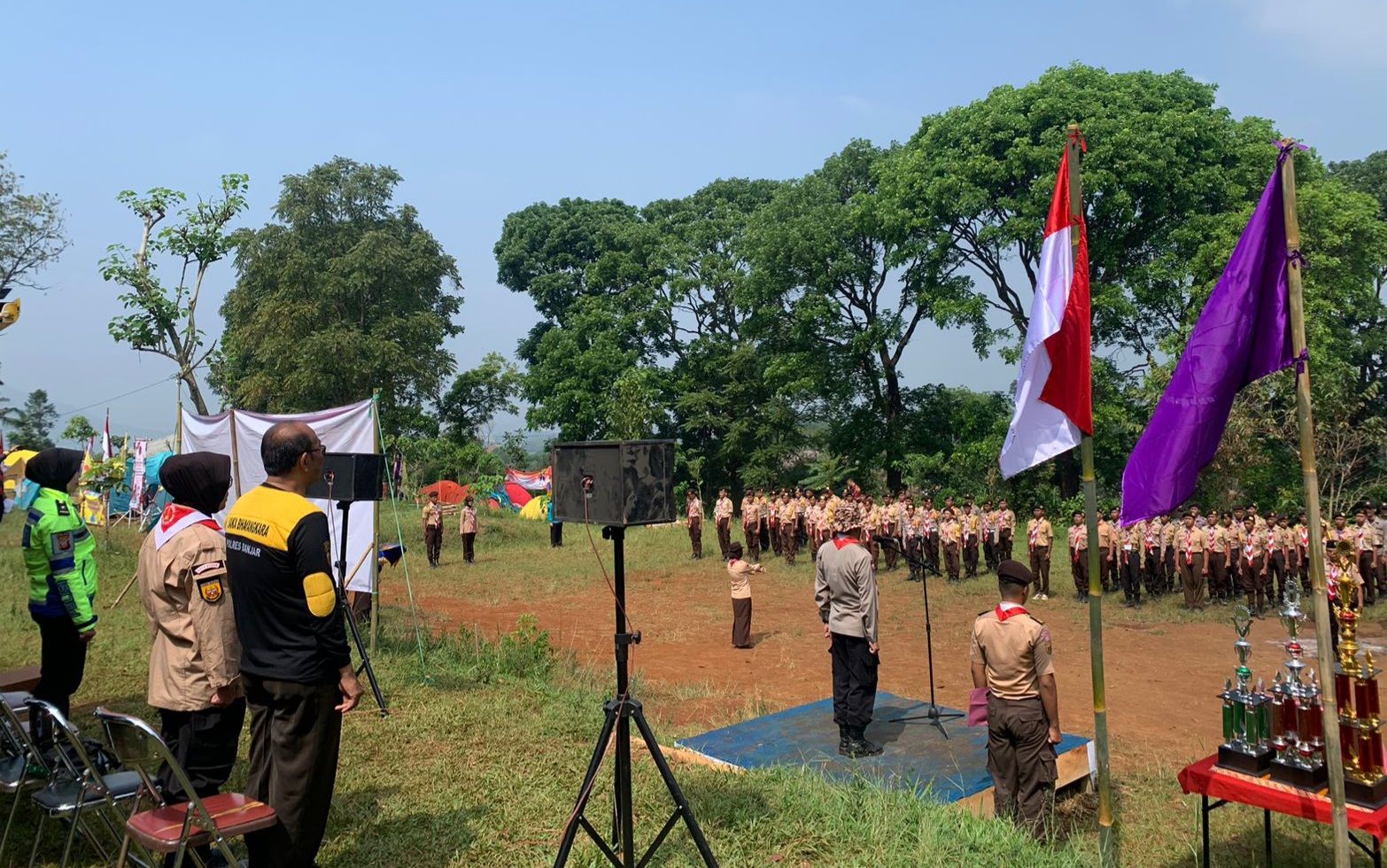 Saka Bhayangkara jajaran Polda Jabar  di Bumi Perkemahan Kiara Payung  Sumedang Jawa Barat, Sabtu - Minggu (24 -25 / 06 / 2023). 