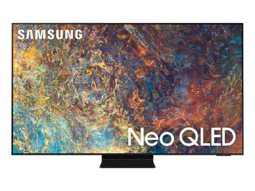 Tampilan Samsung Neo QLED 4K TV 75 inci.