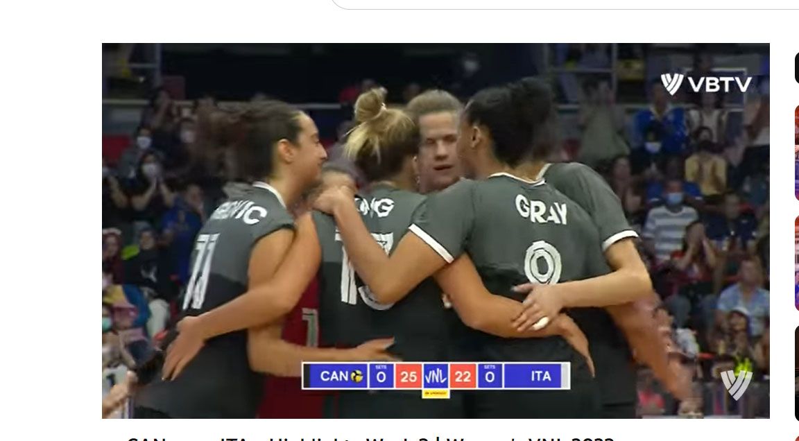 Hasil VNL 2023 Putri: Italia Buka Peluang Lolos Ke Final Usai Kandaskan Kanada 3-2
