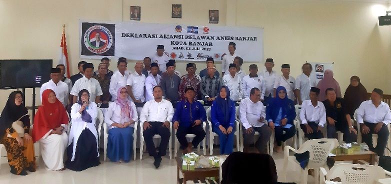 Tim Pemenangan Anies Banjar targetkan raih kemenangan 90 persen suara di Kota Banjar, Jabar