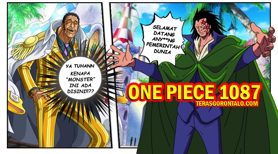 SPOILER One Piece 1087: Kizaru Kalang Kabut Melihat Monkey D Dragon Ada di Egghead, Sang Admiral tak Menduga..