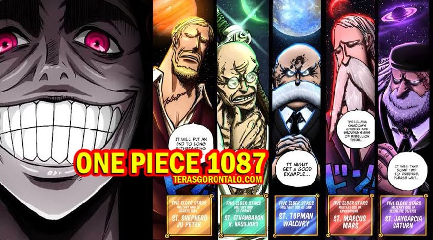 SPOILER One Piece 1087: Gara-gara Monkey D Luffy, 1 Orang Gorosei Tewas Ditangan Im Sama, Padahal Dia Hanya...