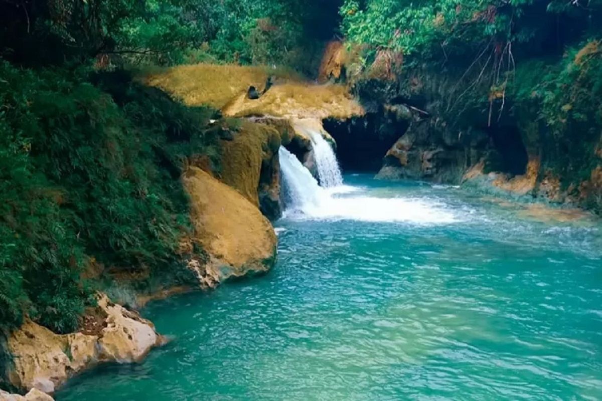 Curug Citumang, wisata air terjun di Pangandaran.