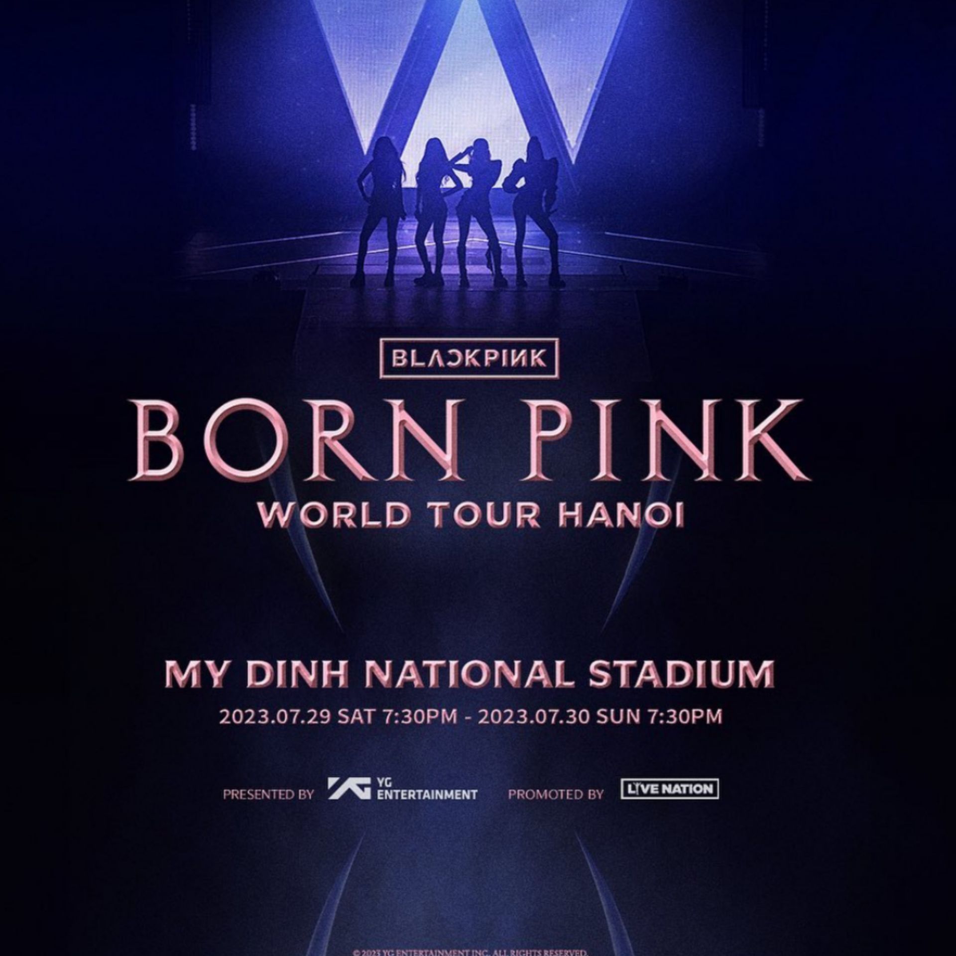 Konser Tour BORN PINK, BLACKPINK di Vietnam/ Instagram
