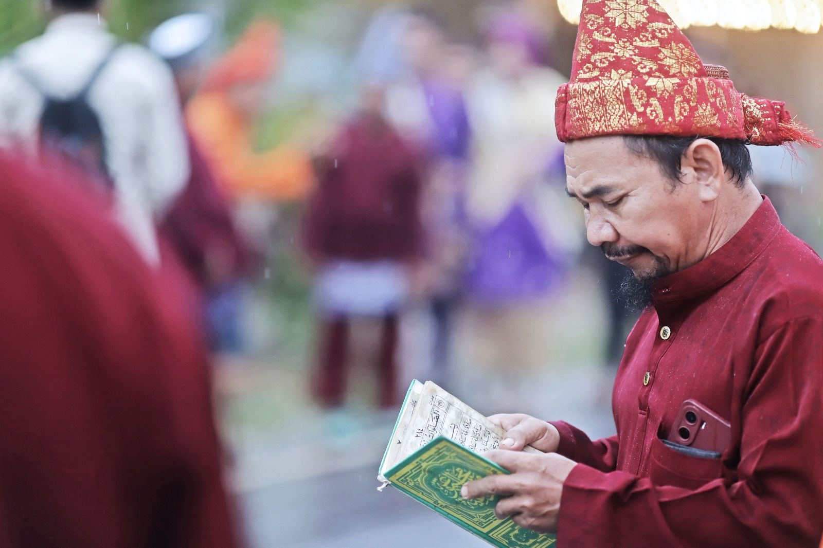 Proses Pesta Adat Khataman Al-Quran di Desa Terentang Bangka Barat