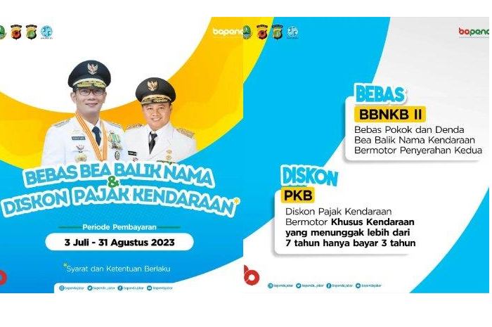 Diskon Pajak Kendaraan Bermotor (PKB) di Jawa Barat 2023 sudah berlaku. Catat tanggal, syarat, dan cara mengurusnya sekarang juga.