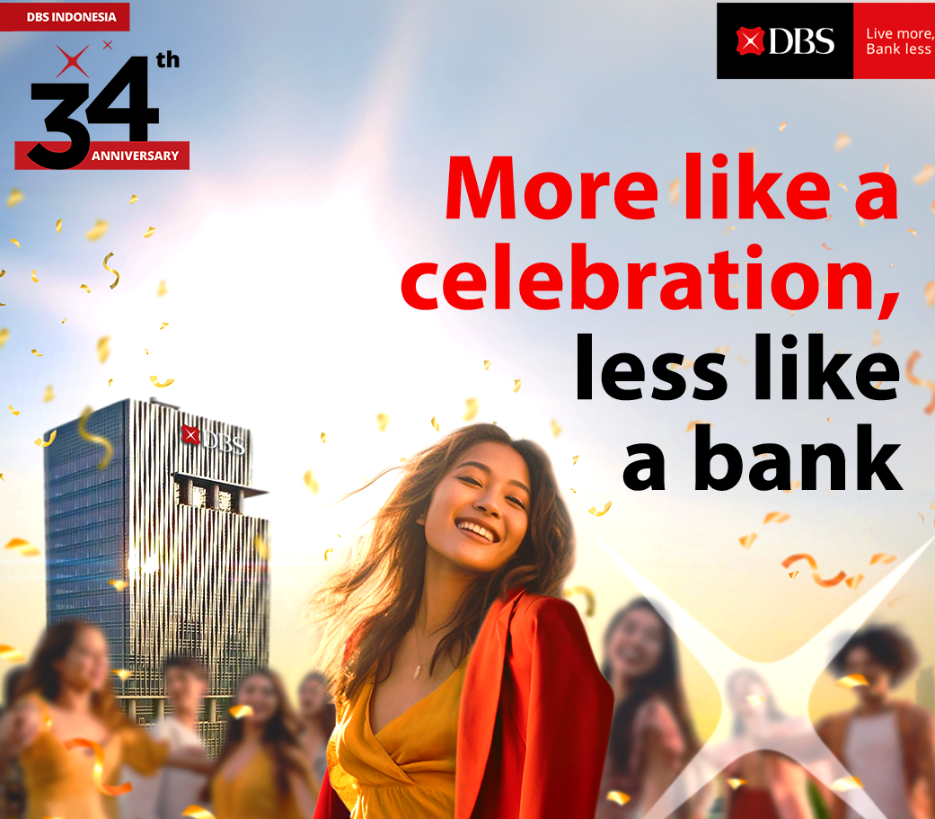 Perayaan HUT ke-34, Bank DBS Indonesia. Foto: Bank DBS Indonesia