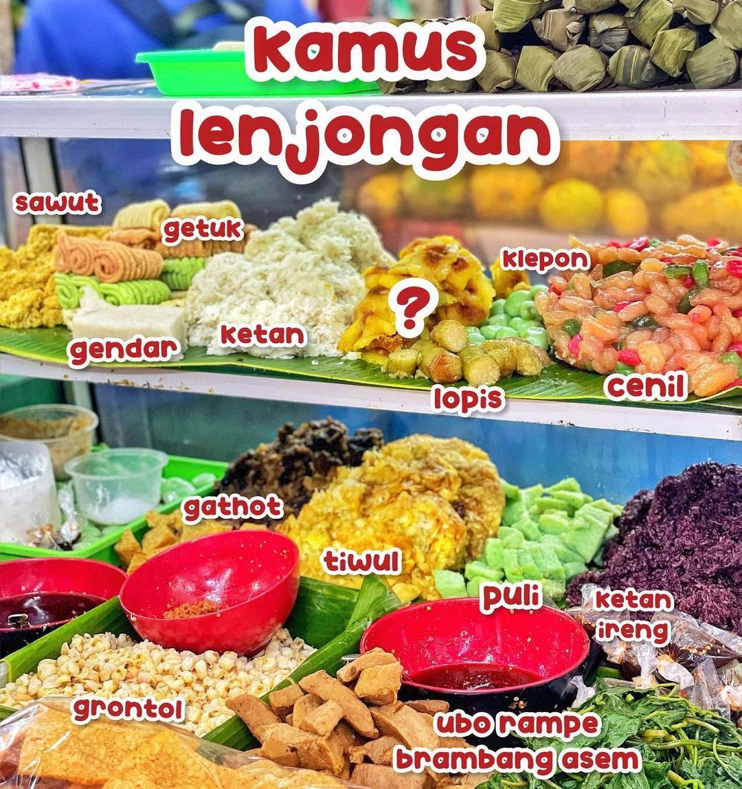 Lenjongan Salah Satu Kuliner Pasar Gede - 7 Rekomendasi Tempat Wisata Terbaru di Solo 