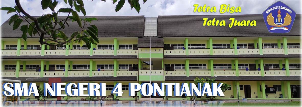SMA N 4 Pontianak, satu di antara sekolah yang menambah kuota penerimaan siswa baru melalui sistem zonasi.